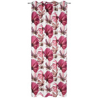 ÖSENSCHAL Bagna blickdicht 140/255 cm   - Rot, Basics, Textil (140/255cm) - Ambiente