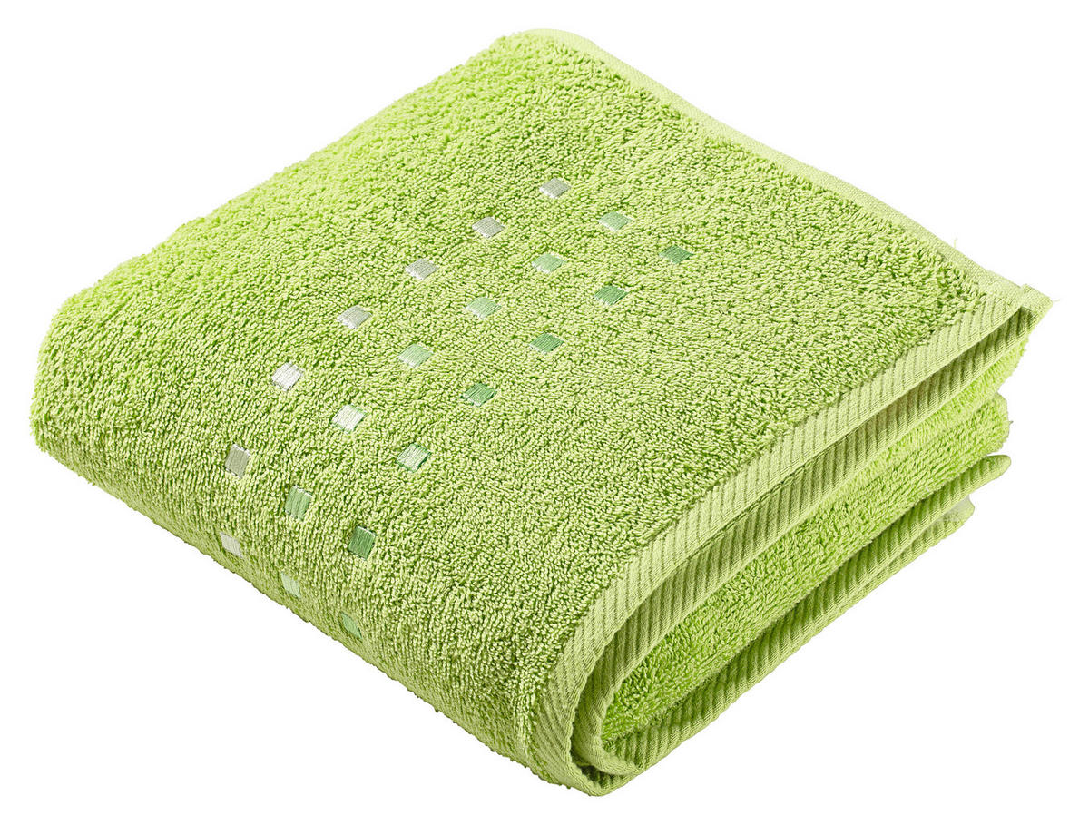 HANDTUCH Quattro Grün  - Grün, Konventionell, Textil (50/100cm) - Esposa