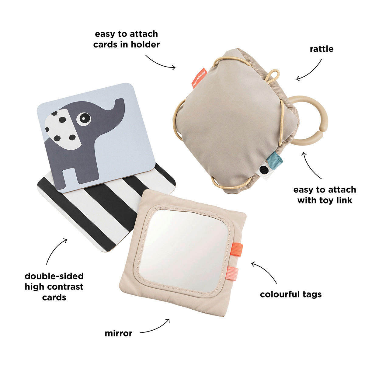 LERNSPIEL  - Multicolor, Basics, Naturmaterialien/Textil (11,50/11,50/15cm)