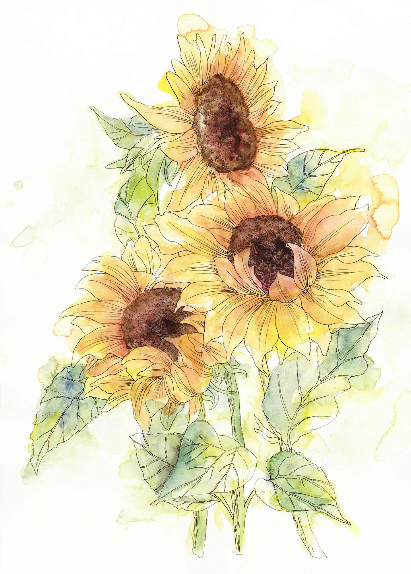 VLIESTAPETE - Gelb/Grün, Basics (200/250cm) - Komar