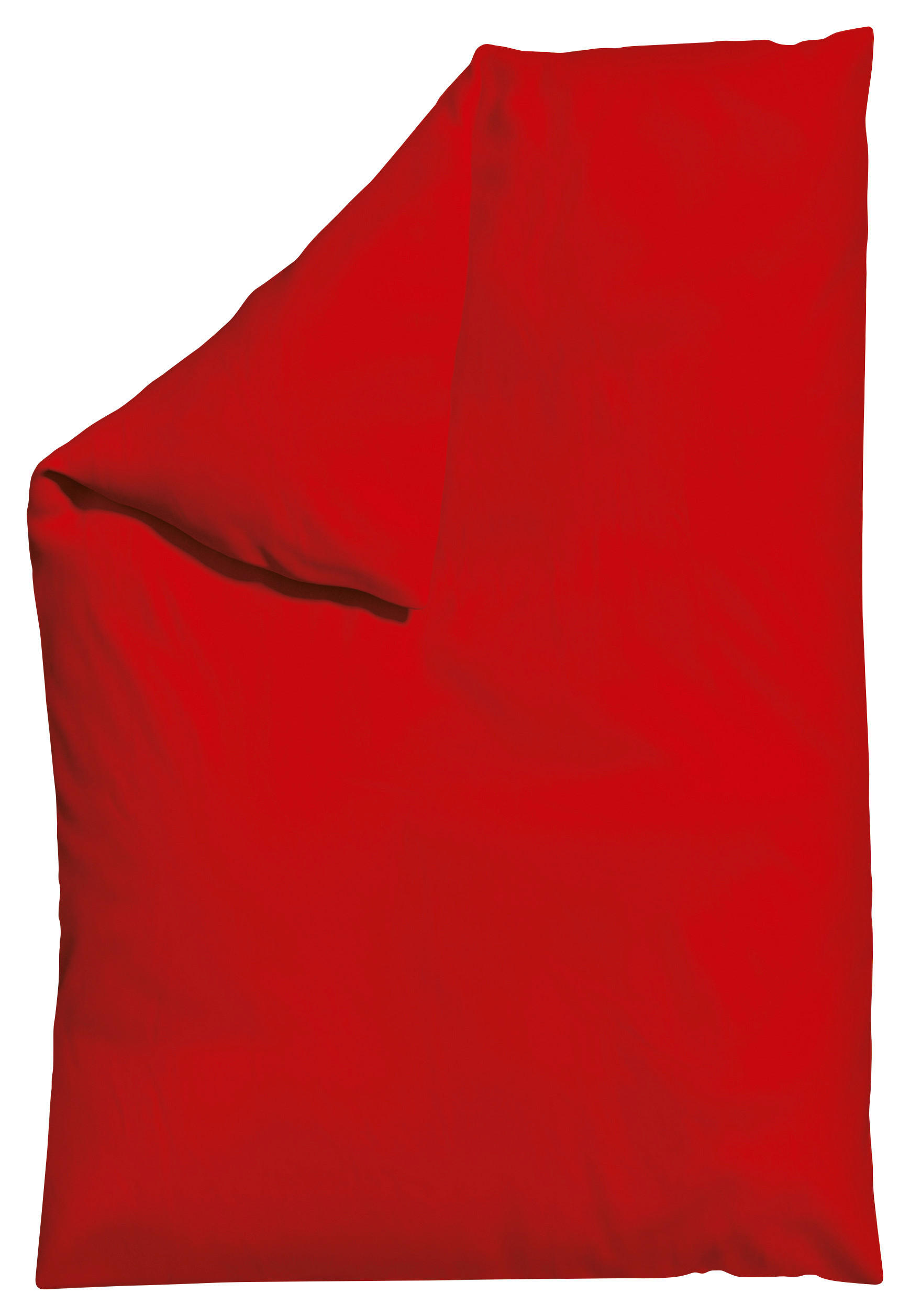 BETTDECKENBEZUG KNITTED JERSEY Jersey 135-140/200 cm  - Dunkelrot, Basics, Textil (135-140/200cm) - Schlafgut