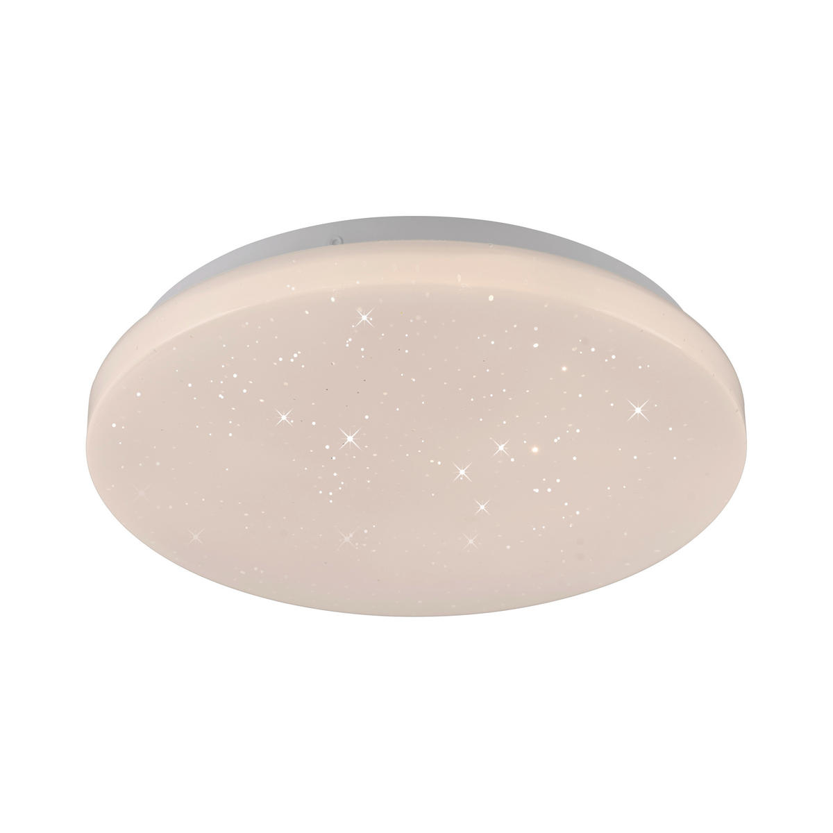 STROPNÉ LED SVIETIDLO, 26/26/5,5 cm - biela, Basics, kov/plast (26/26/5,5cm)