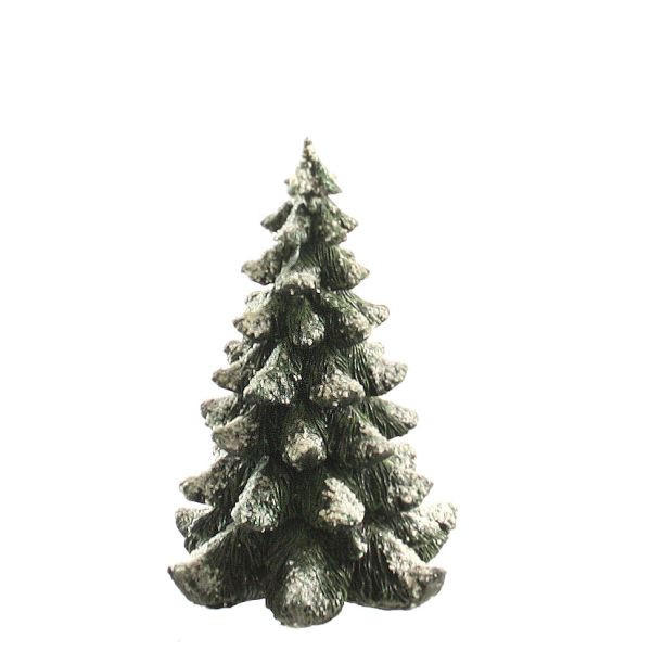 DEKOBAUM - Weiß/Grün, LIFESTYLE, Kunststoff (15/22cm) - X-Mas