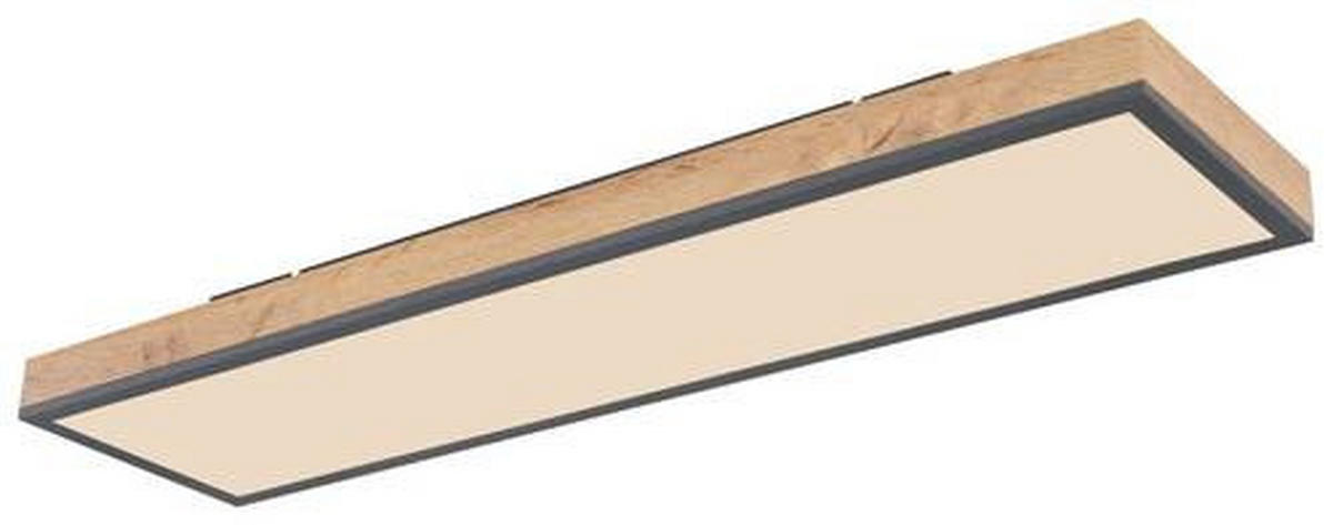 STROPNA LED-SVETILKA  DORO 24 W//2700-6000 K/230 V/ - barve grafita/opal, Basics, kovina/umetna masa (80/20cm) - Globo