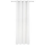 Ösenvorhang Caro - Weiß, KONVENTIONELL, Textil (140/245cm) - Ondega