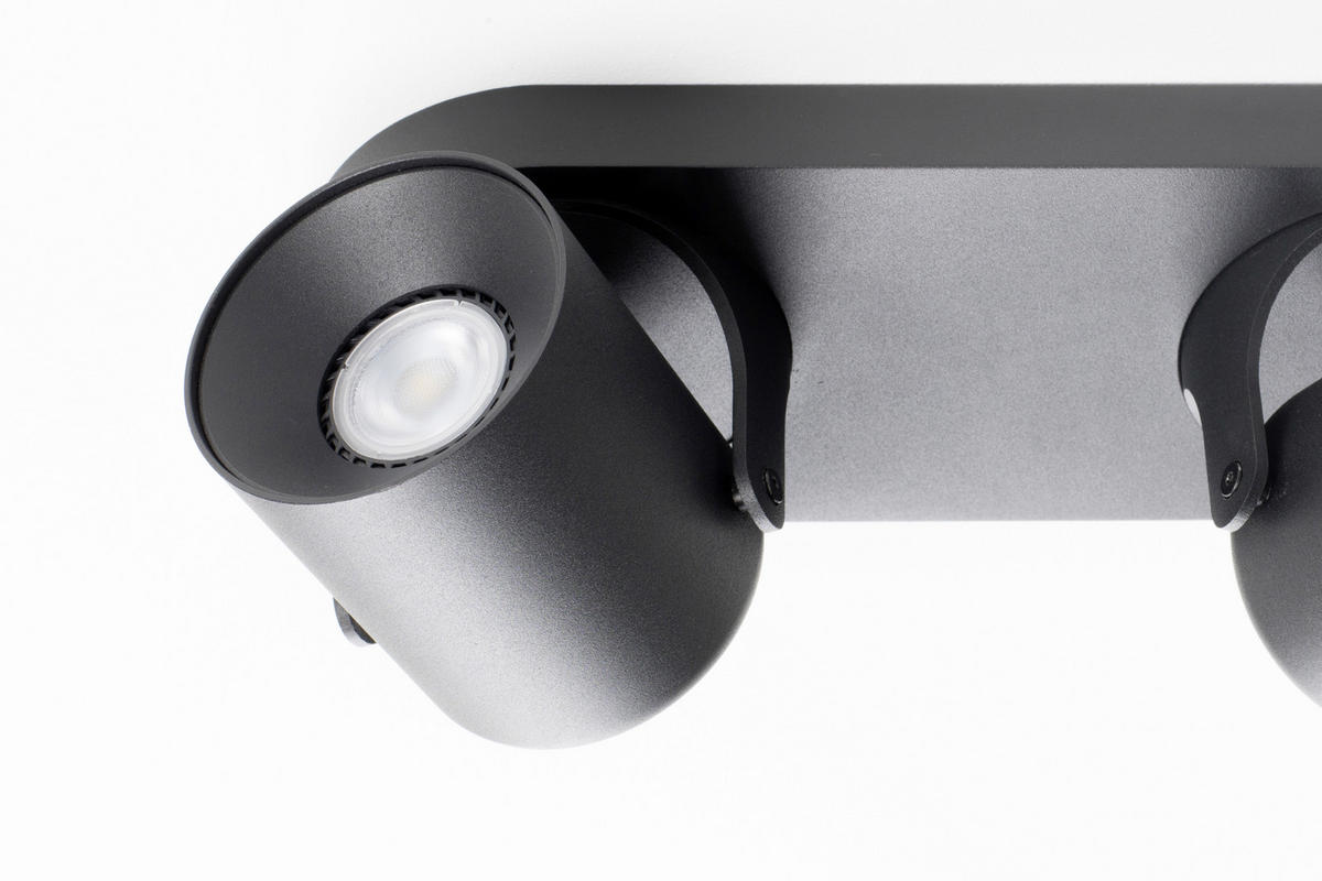 DECKENLEUCHTE 12/17/31 cm   - Schwarz, Basics, Metall (12/17/31cm) - Zuiver