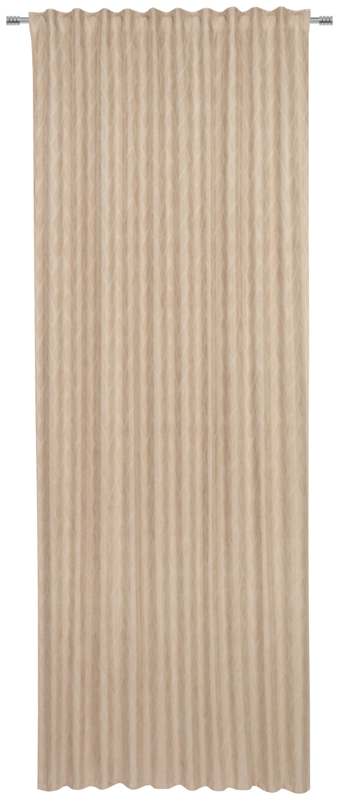 FERTIGVORHANG SOLO blickdicht 140/245 cm - Beige, KONVENTIONELL, Textil (140/245cm) - Dieter Knoll