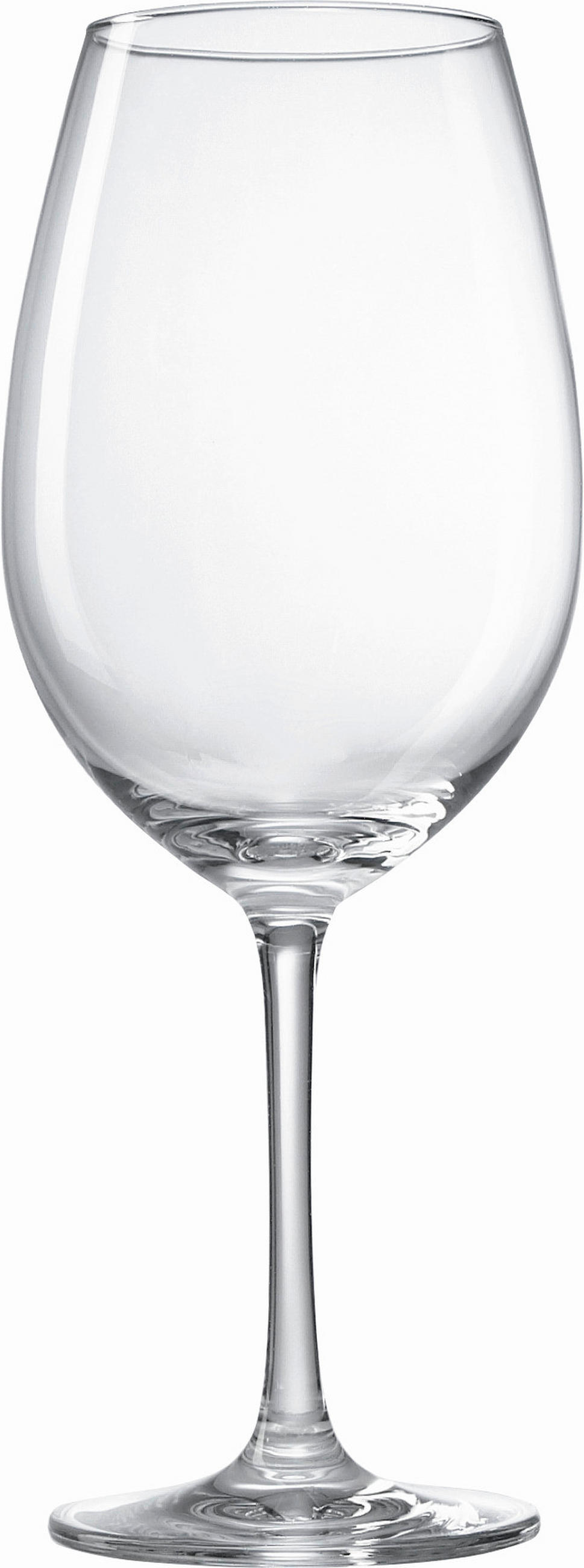 VÖRÖSBOROS POHÁR - átlátszó, Basics, Üveg (506ml) - Novel