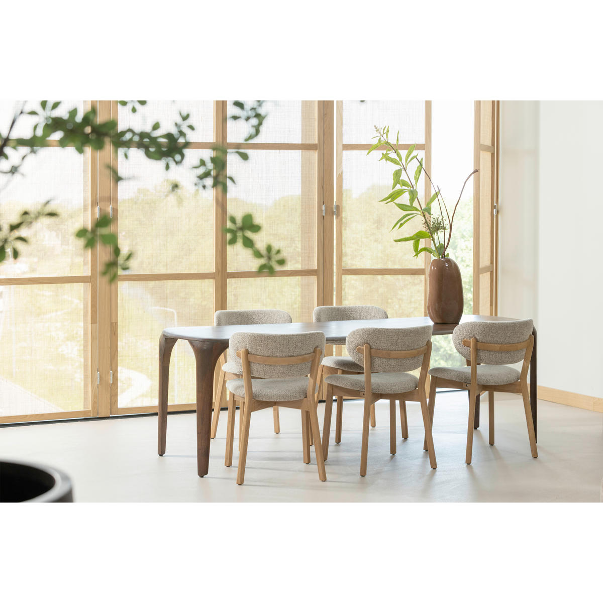 ESSTISCH in Holz 230/95/76 cm   - Dunkelbraun, MODERN, Holz (230/95/76cm) - Livetastic