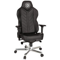 GAMINGSTUHL Schwarz Kunststoff, Textil   - Schwarz/Alufarben, MODERN, Kunststoff/Textil (70/139/58cm) - MID.YOU