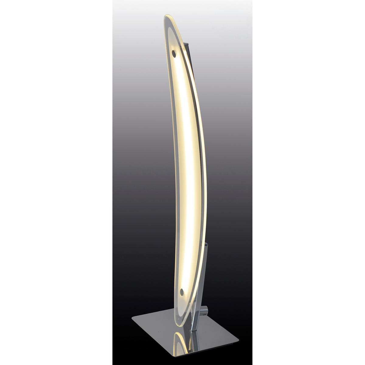 LED-TISCHLEUCHTE   - Chromfarben, Basics, Glas/Metall (43cm) - Näve