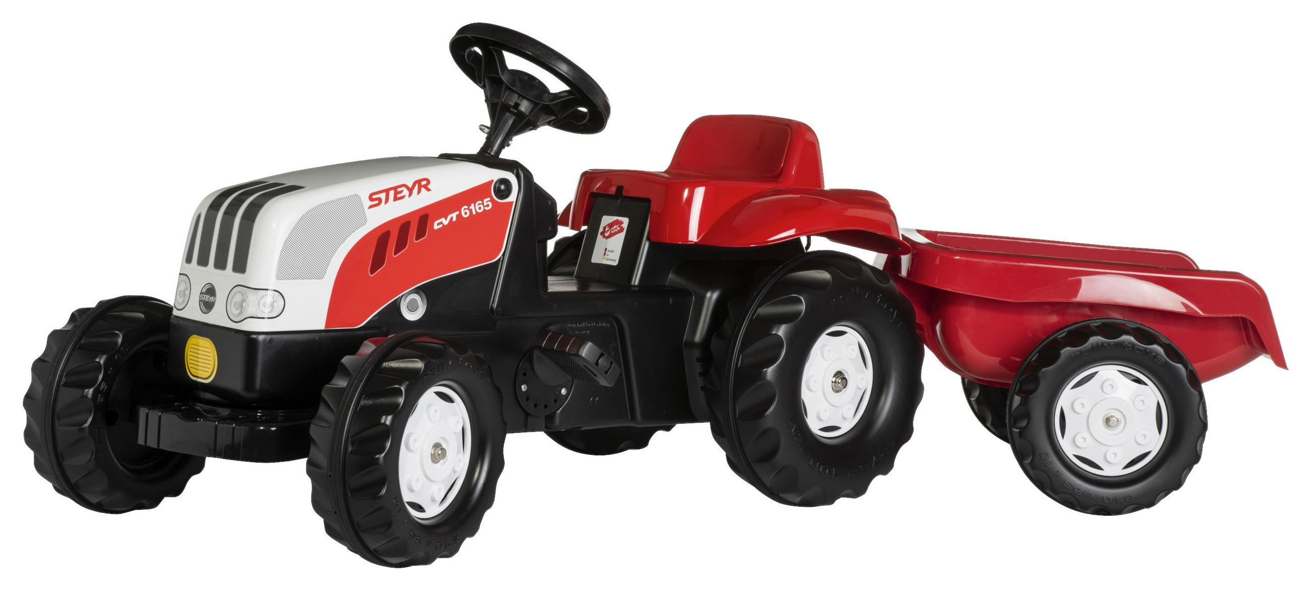 KINDERTRAKTOR - Rot, KONVENTIONELL, Kunststoff