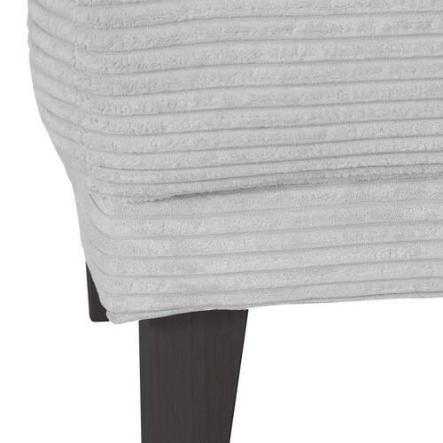 SITZBANK 210/83/70 cm Cord Creme, Weiß Holz  - Creme/Schwarz, Design, Holz/Textil (210/83/70cm) - Landscape
