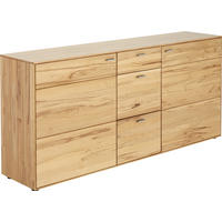 SIDEBOARD Venturo  in 183/84/41 cm  - Edelstahlfarben/Buchefarben, Natur, Holz/Kunststoff (183/84/41cm) - Valnatura