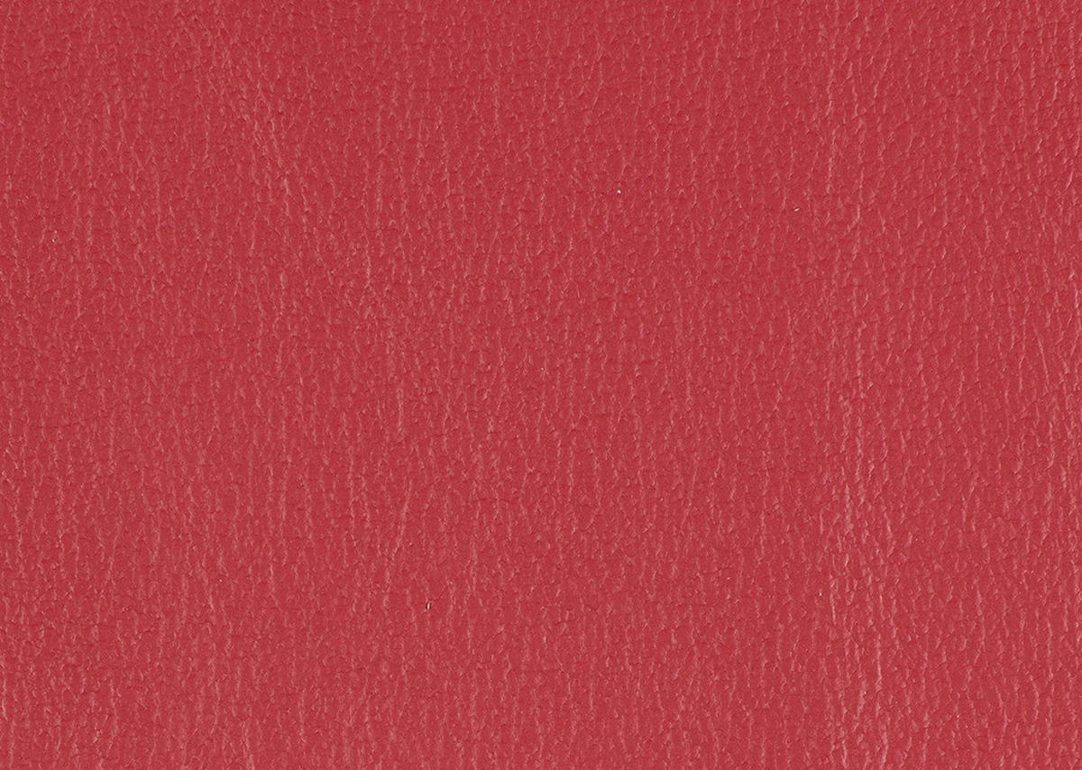 ECKSOFA in Echtleder Rot  - Rot/Schwarz, Design, Leder/Metall (256/220cm) - Celina Home