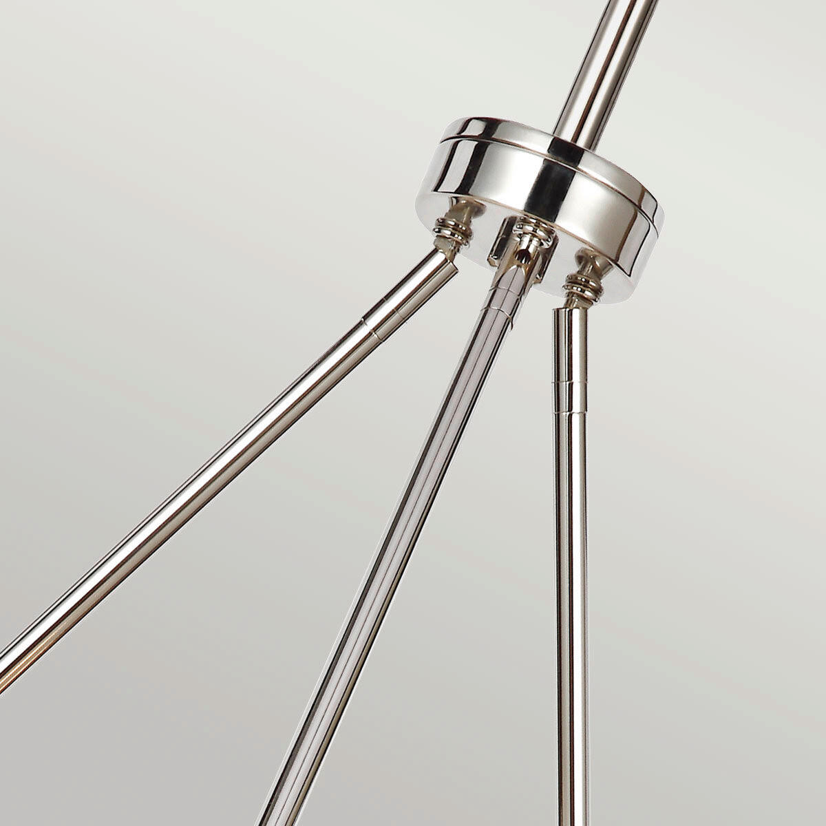 KRONLEUCHTER 67.3/65  cm    - Nickelfarben, Konventionell, Glas/Metall (67.3/65 cm) - Elstead Lighting