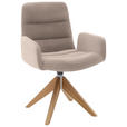 ARMLEHNSTUHL  in Cord  - Taupe/Naturfarben, Design, Holz/Textil (61/88/66cm) - Dieter Knoll