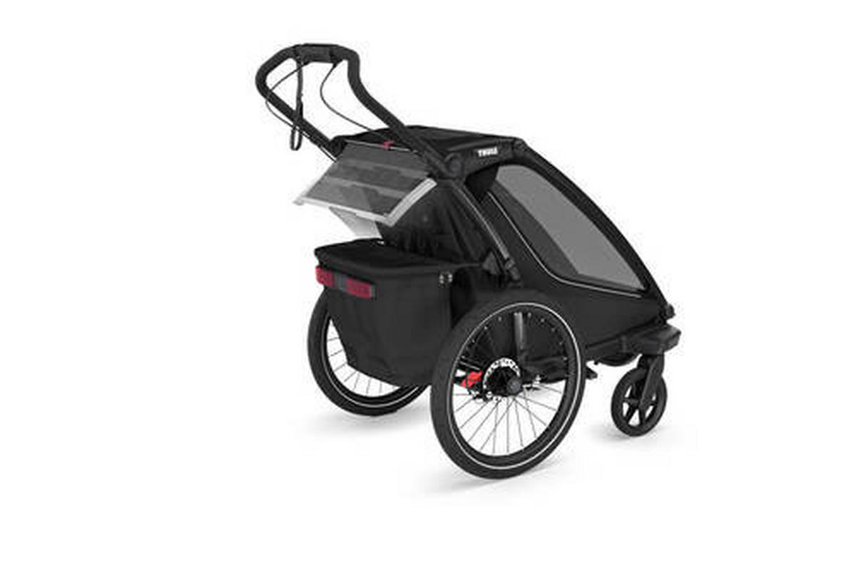 FAHRRADANHÄNGER   Chariot Sport2 sngle  - Schwarz, Basics, Textil/Metall (88/37/59cm) - Thule