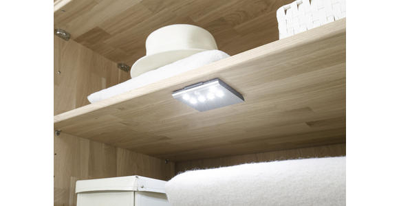 DREHTÜRENSCHRANK in Grau, Eichefarben - Eichefarben/Grau, Natur, Holz (299/223/59cm) - Valnatura