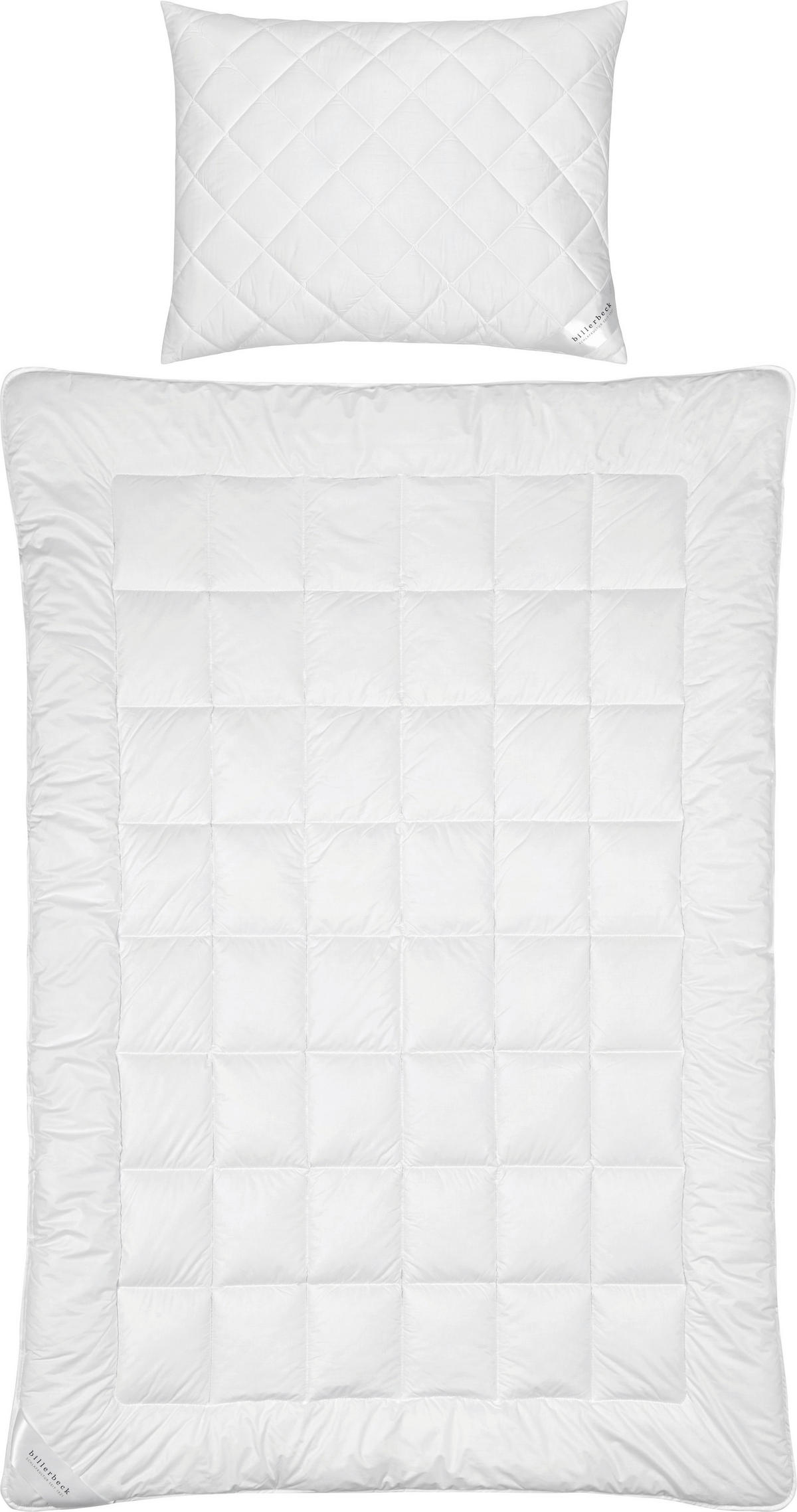 PAPLAN-PÁRNA SZETT 70x90/135x200 cm  - fehér, Basics, textil (70x90/135x200cm) - Billerbeck