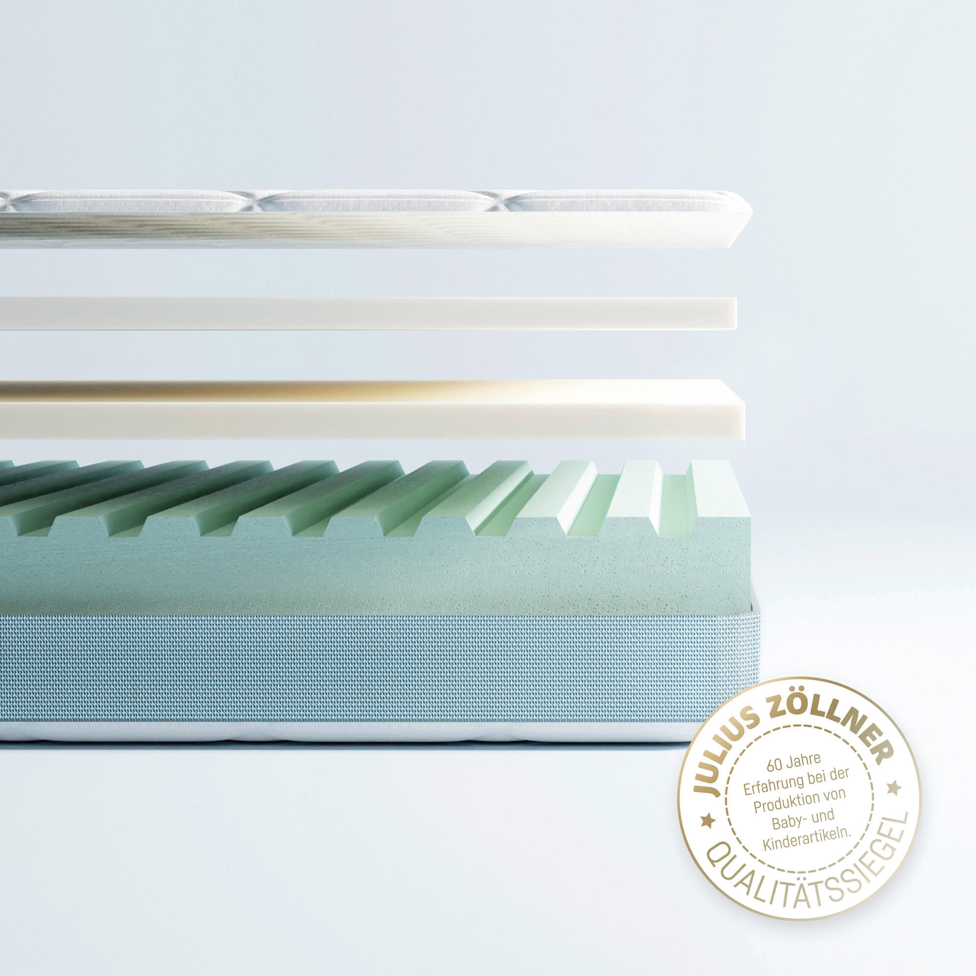 JUGENDMATRATZE  120/200 cm    - Basics, Textil (120/200cm) - Zöllner