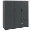 HIGHBOARD  in 130/140/40 cm  - Silberfarben/Alufarben, Konventionell, Holzwerkstoff/Kunststoff (130/140/40cm) - Carryhome