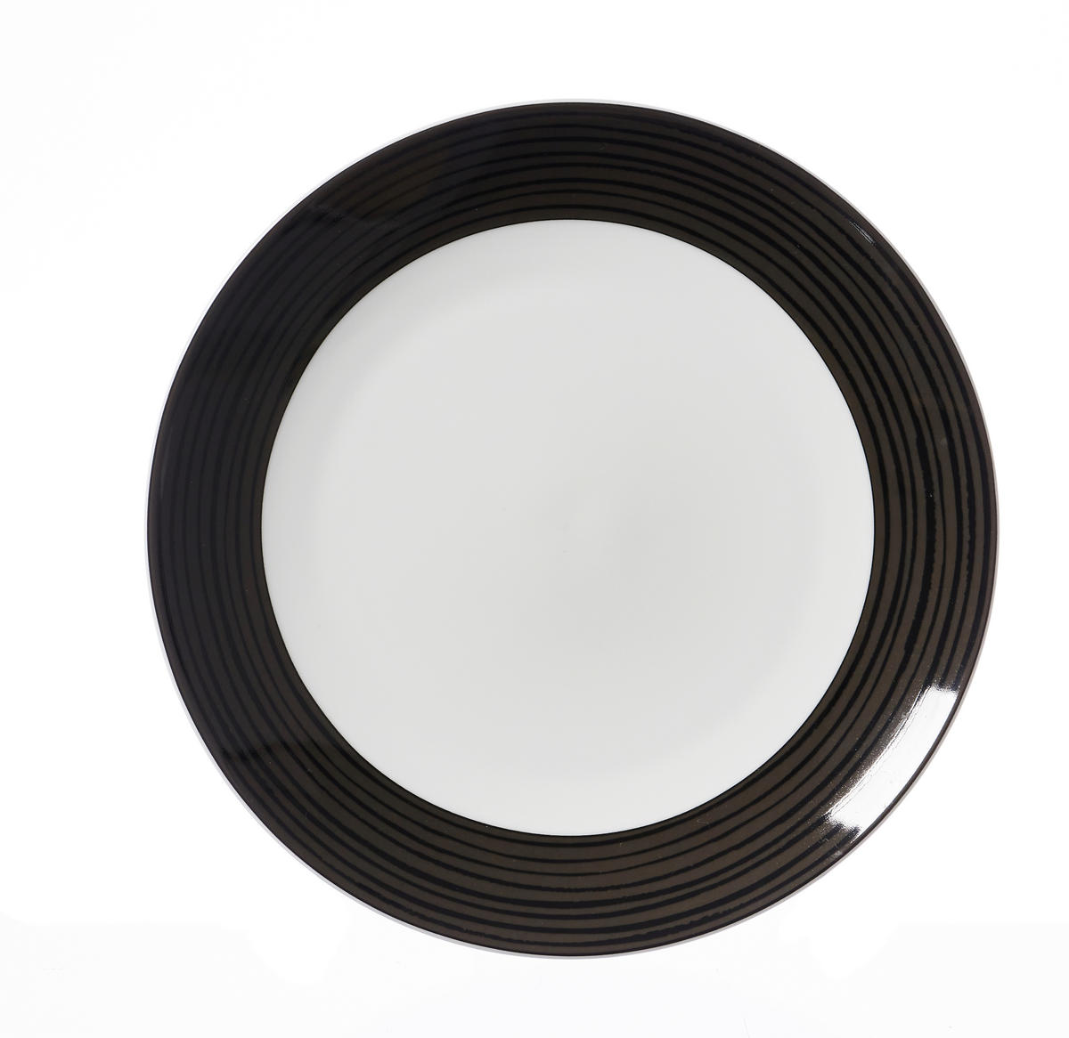 KOMBISERVICE Schwarz, Weiß VELVET 16-teilig 4 Personen  - Schwarz/Weiß, Basics, Keramik (30/26/31cm) - Ritzenhoff Breker