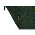 ECKSOFA in Struktur Grün  280/205 cm  - Schwarz/Grün, Design, Textil/Metall (280/205cm) - Xora