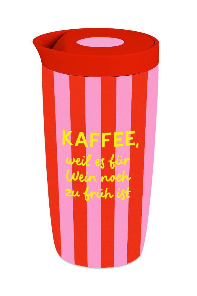 THERMOBECHER 0,35 L  - Multicolor, Basics, Metall (8,3/15cm)