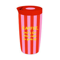 THERMOBECHER 0,35 L  - Multicolor, Basics, Metall (8,3/15cm)