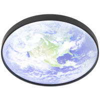 STROPNÉ LED SVIETIDLO, 49/10 cm  - opálová, Trend, kov/plast (49/10cm) - Novel