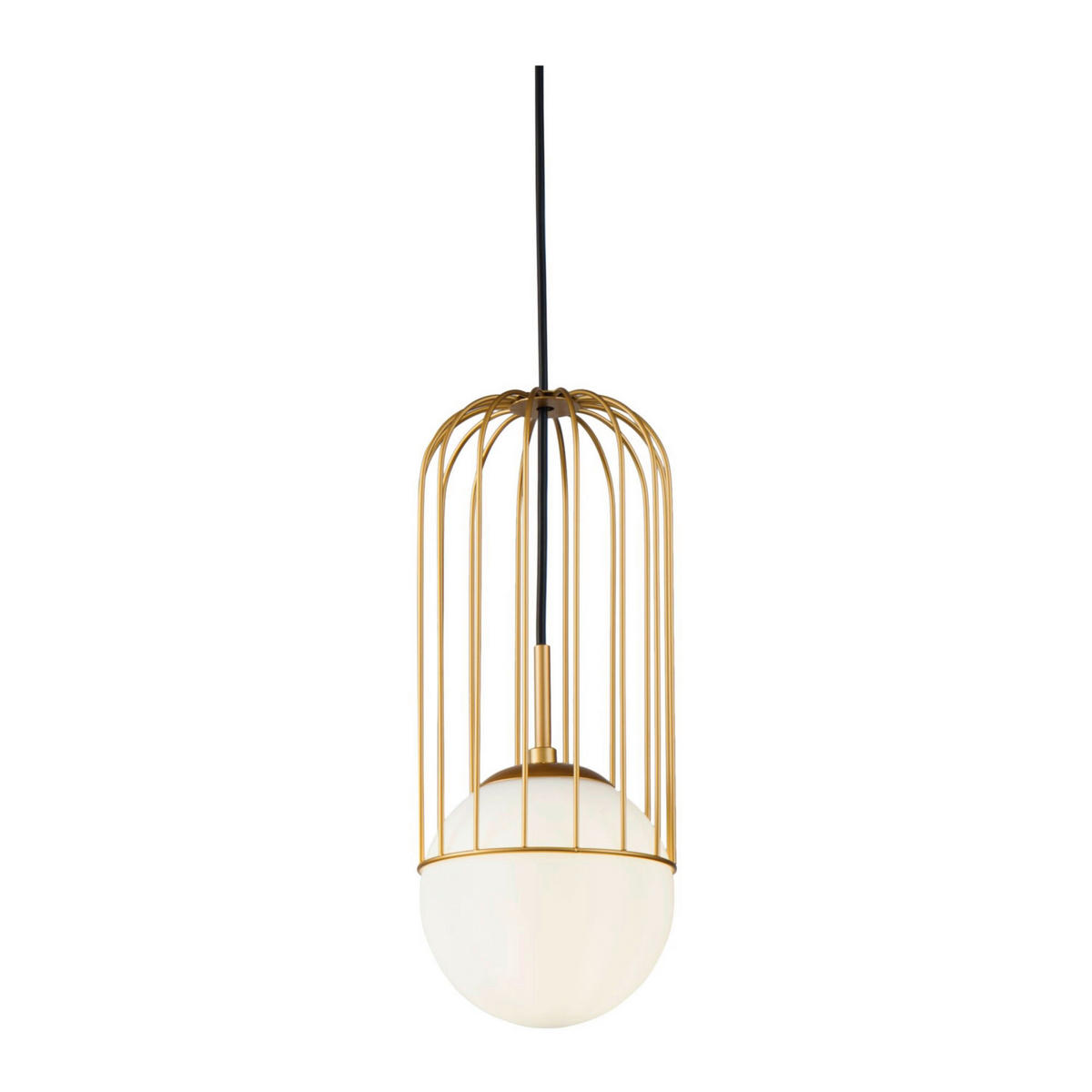 STROPNÍ ZÁVĚSNÉ SVÍTIDLO, 15/37,5 cm  - barvy zlata, Basics, kov/sklo (15/37,5cm)