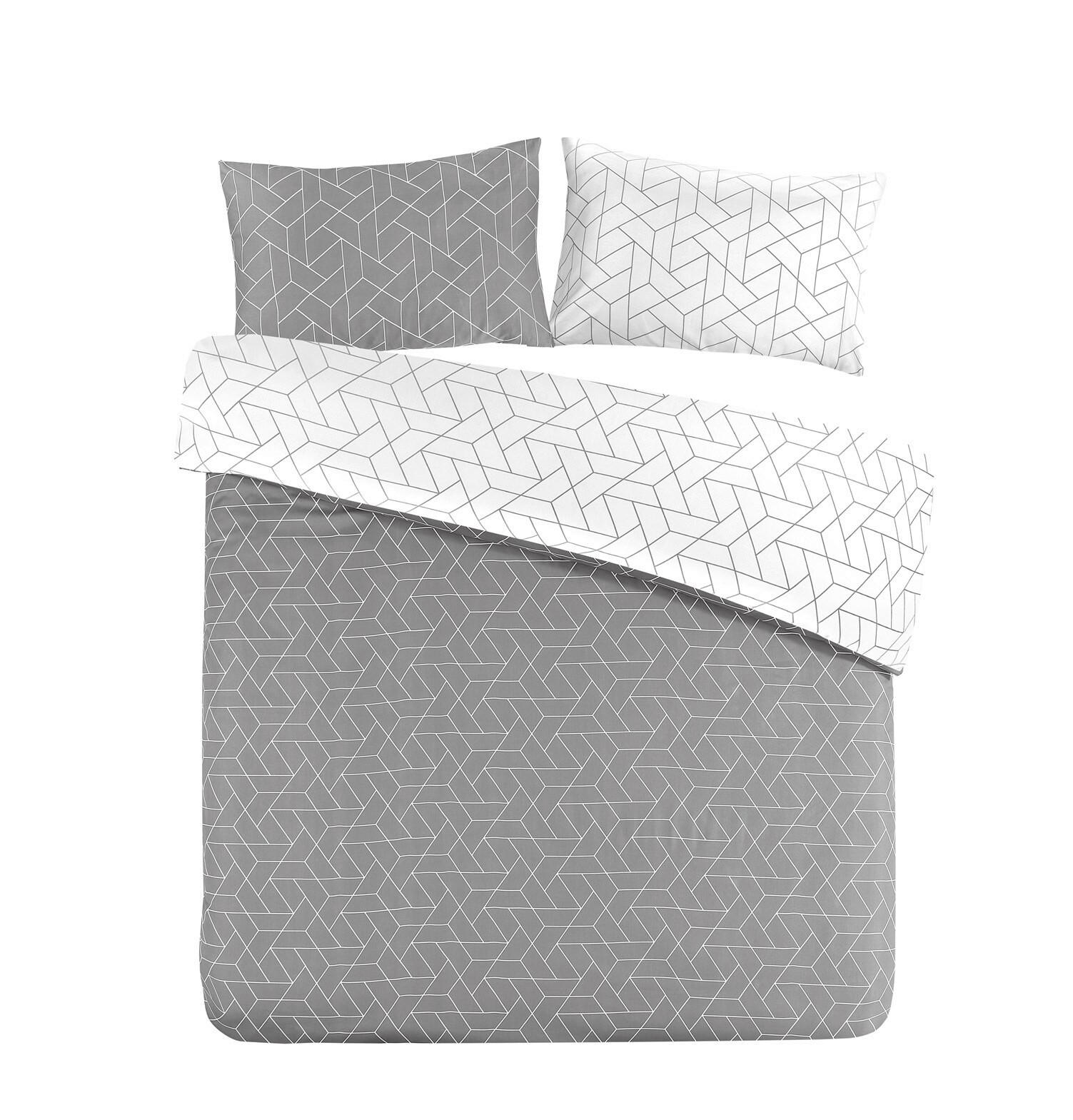POSTELJINA 200/200 cm   - siva, Basics, tekstil (200/200cm) - Kayoom