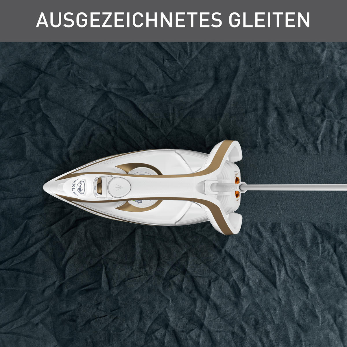 DAMPFBÜGELEISEN   - Weiß/Hellblau, Basics (34/14/18cm) - Tefal