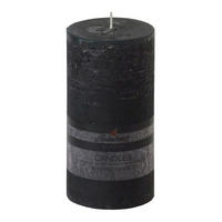 STUMPENKERZE 7,8/15 cm  - Anthrazit, Basics (7,8/15cm)