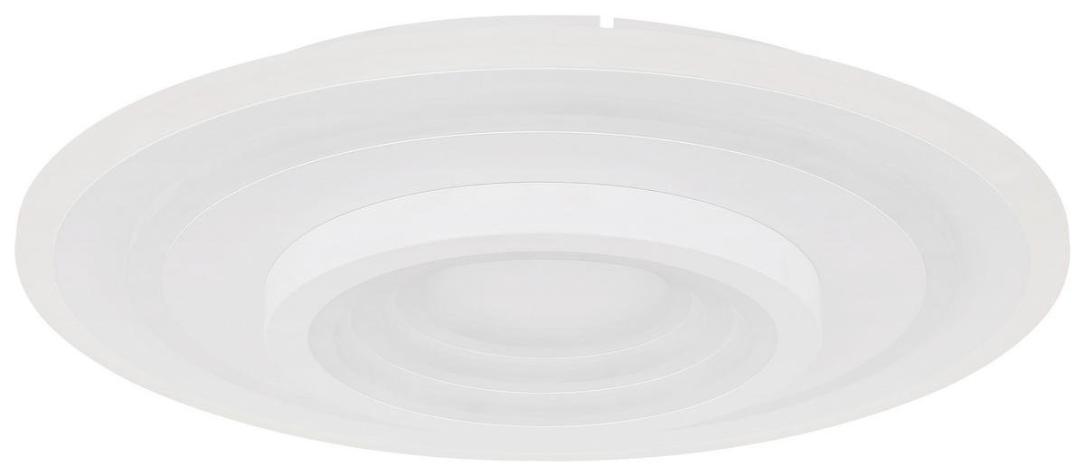 STROPNA LED-SVETILKA  Bafur 50 W//3000-6000 K/230 V/ - bela, Design, kovina/umetna masa (49,5/7cm) - Globo