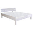BETT 180/200 cm  in Weiß  - Weiß, Natur, Holz (180/200cm) - Carryhome