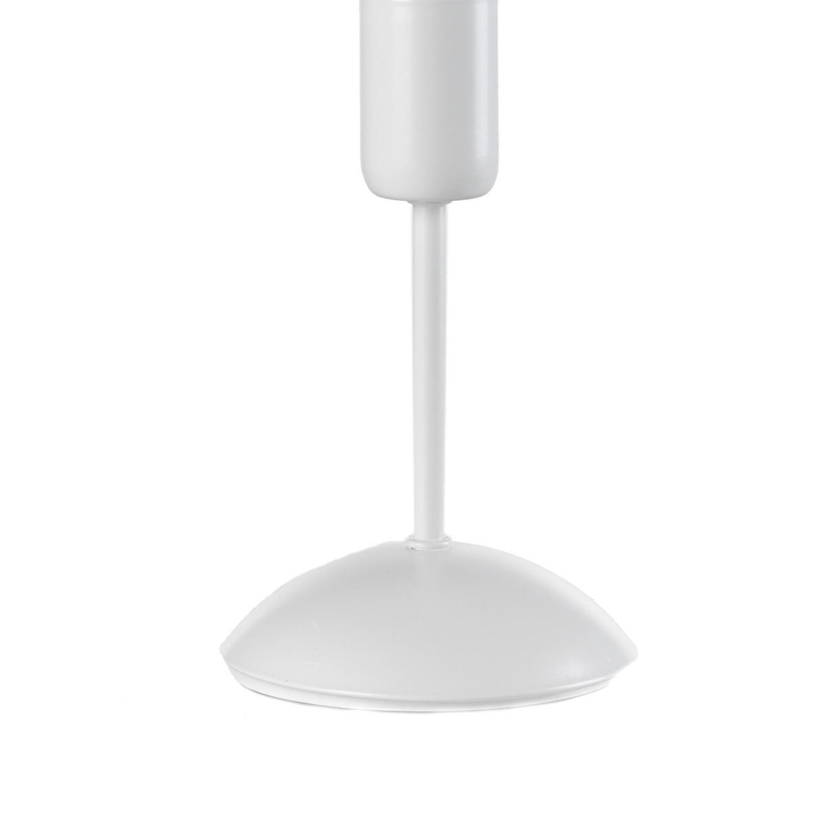 TISCHLEUCHTE 12/32 cm   - Weiß, KONVENTIONELL, Metall (12/32cm)