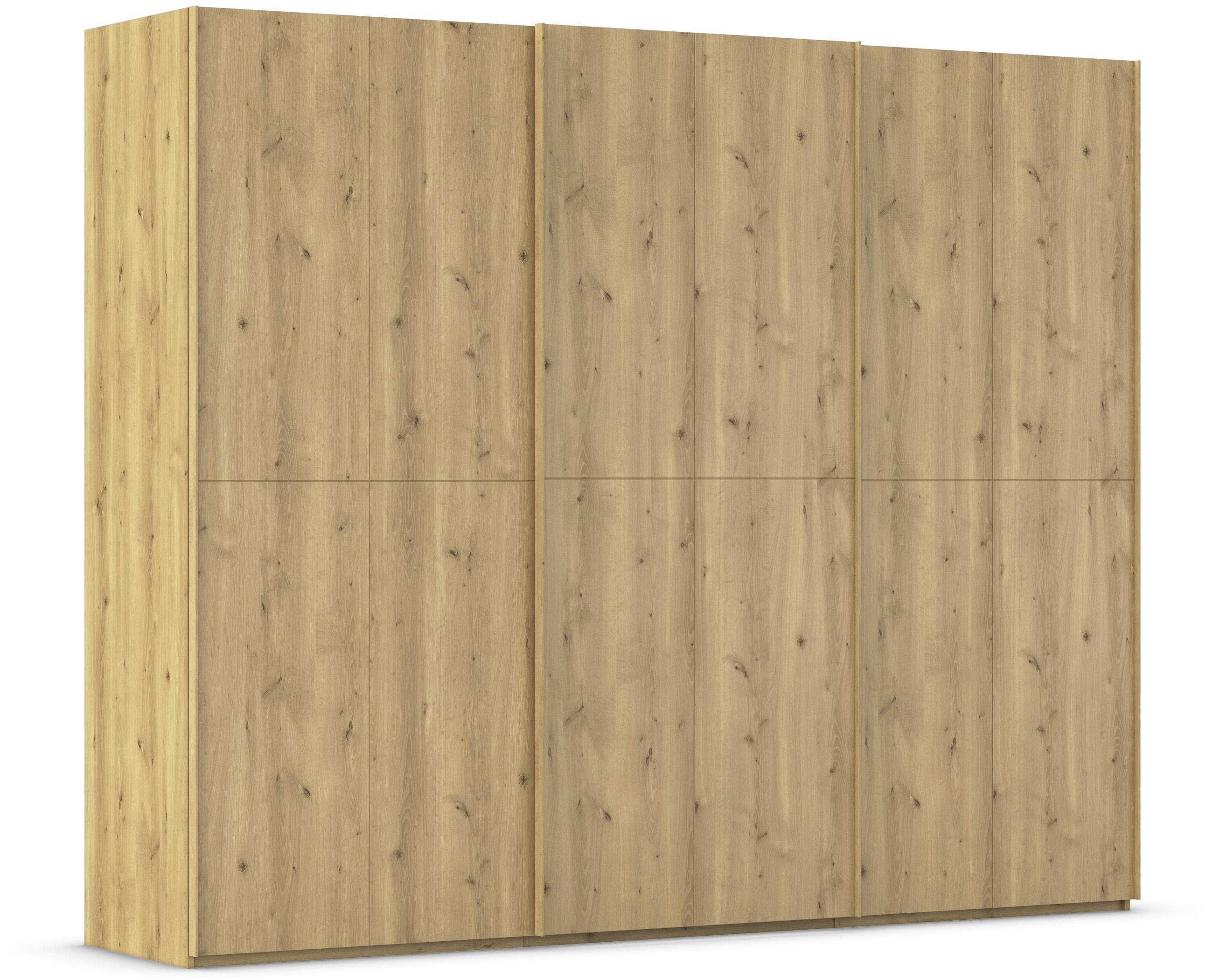 SCHWEBETÜRENSCHRANK 270/223/68 cm 3-türig Eichefarben  - Eichefarben, Design, Holz/Holzwerkstoff (270/223/68cm) - Novel