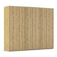 SCHWEBETÜRENSCHRANK 270/223/68 cm 3-türig Eichefarben  - Eichefarben, Design, Holz/Holzwerkstoff (270/223/68cm) - Novel