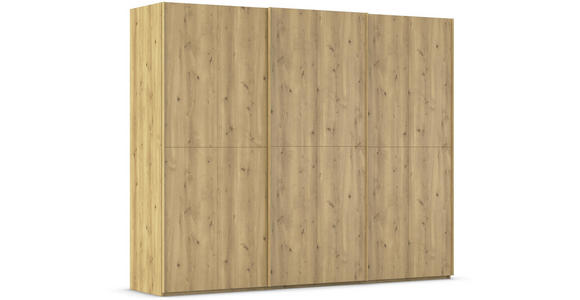SCHWEBETÜRENSCHRANK 270/223/68 cm 3-türig Eichefarben  - Eichefarben, Design, Holz/Holzwerkstoff (270/223/68cm) - Novel