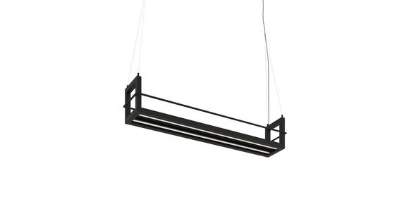 LED-HÄNGELEUCHTE Bury 118/22/150 cm  - Schwarz, Design, Metall (118/22/150cm) - Novel