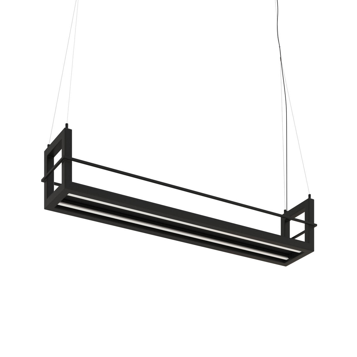 LED-HÄNGELEUCHTE Bury 118/22/150 cm   - Schwarz, Design, Metall (118/22/150cm) - Novel