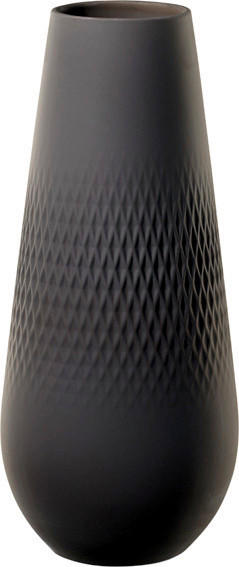 VAZA  keramika  - črna, Basics, keramika (11,5/11,5/26cm) - Villeroy & Boch