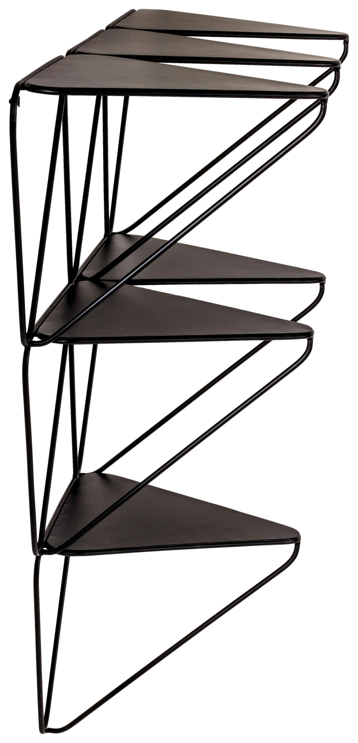 WANDREGAL Schwarz  - Schwarz, Design, Metall (72/63/22cm)