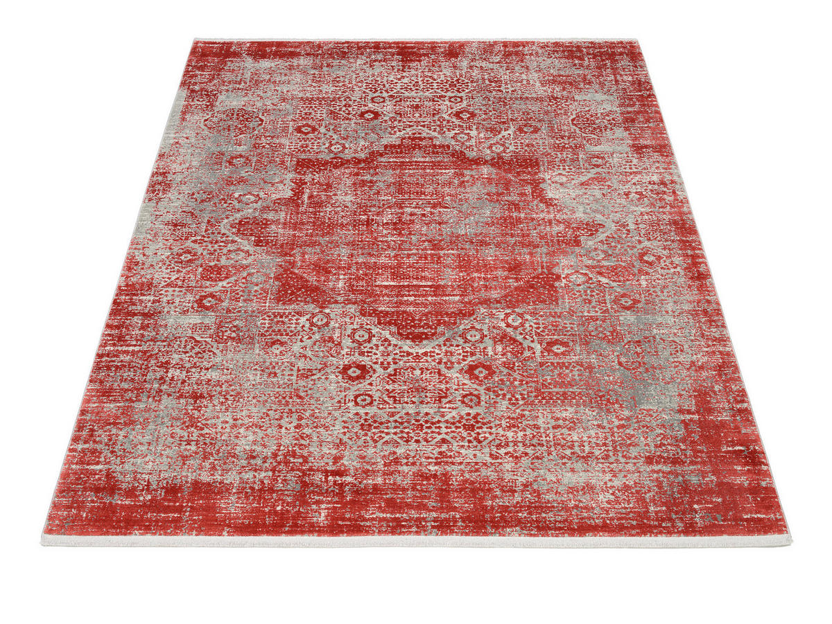 WEBTEPPICH 67/130 cm Tesoro Rot  - Rot, Design, Textil (67/130cm) - Dieter Knoll