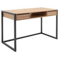 SCHREIBTISCH 120/60/75 cm  in Eichefarben  - Eichefarben/Anthrazit, KONVENTIONELL, Holzwerkstoff (120/60/75cm) - MID.YOU