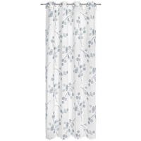 PERDEA CU INELE TIP CAPSĂ semitransparent  - albastru, Konventionell, textil (135/245cm) - Esposa