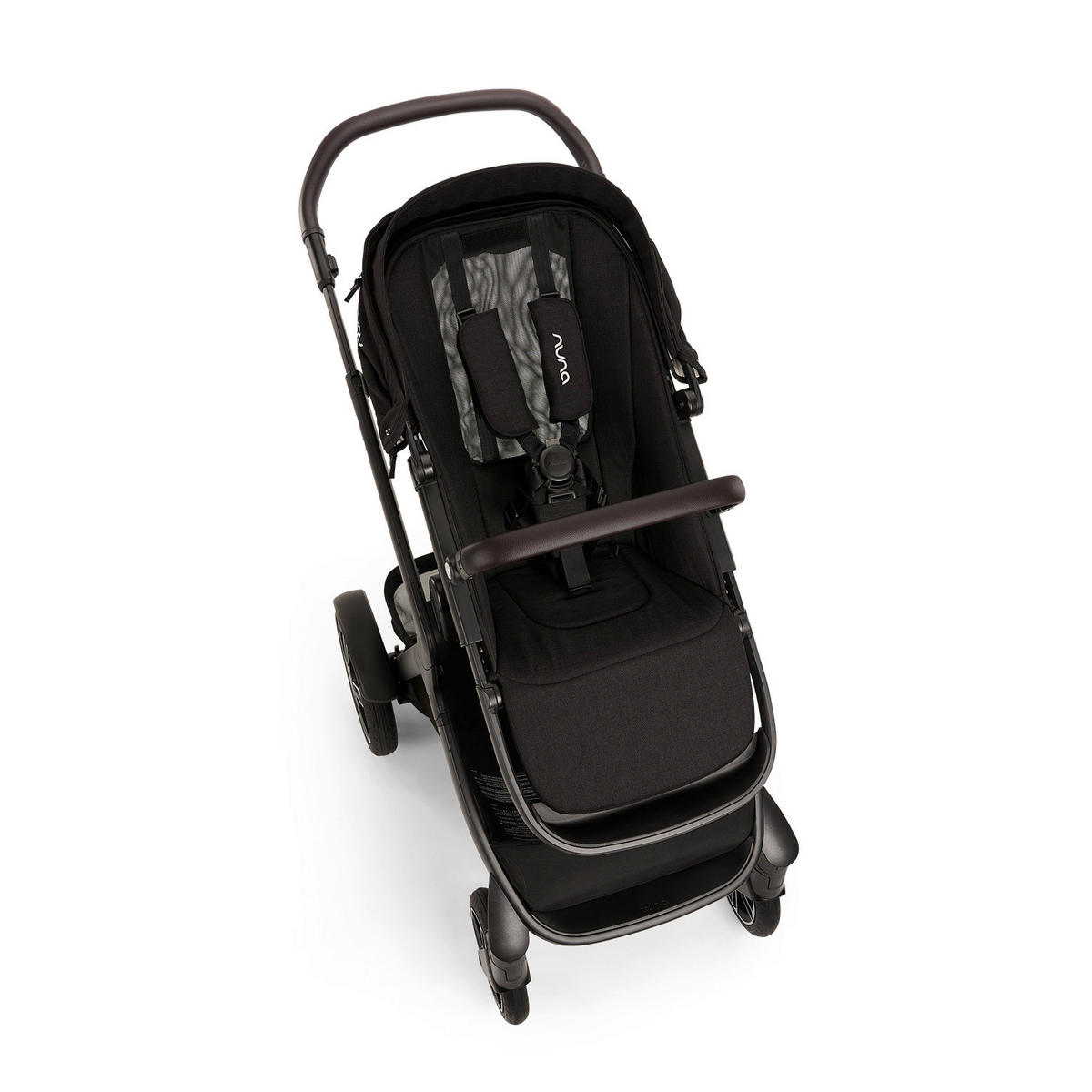 GESCHWISTERWAGEN Demi next  - Schwarz, Basics, Textil/Metall (63/123/83cm) - Nuna