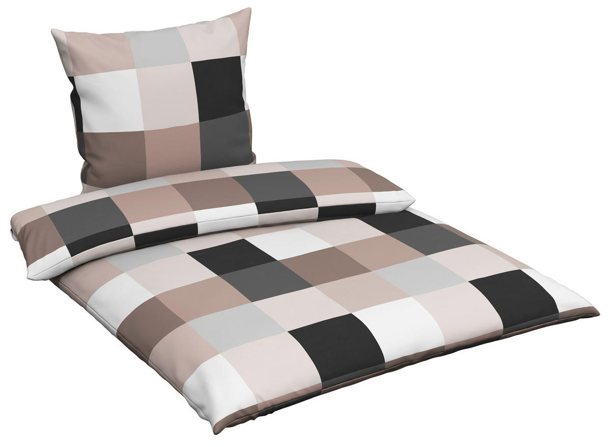 BETTWÄSCHE Fleece 135/200 cm  - Taupe, Textil (135/200cm) - Novel